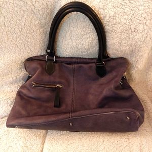 Roots grey leather Duffle bag